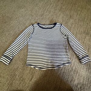 OshKosh B'gosh Navy and White Striped Shirt